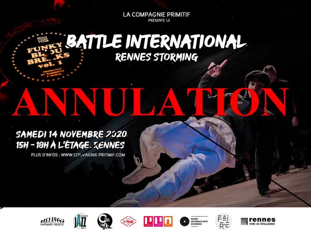 Affiche Battle International Rennes Storming 2020